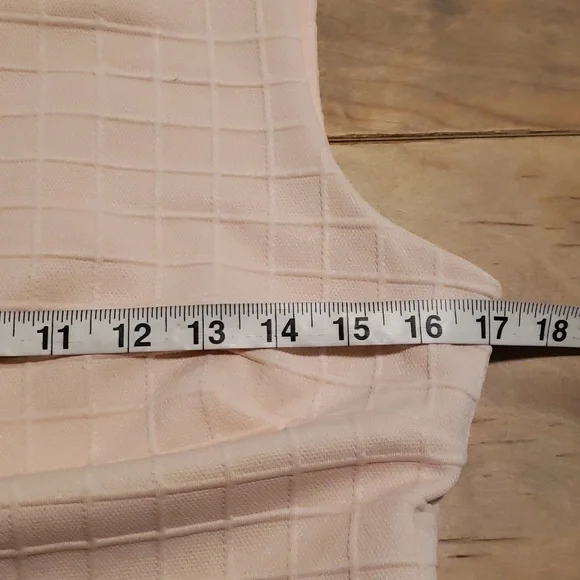 TOMMY HILFIGER CLASSIC SHEATH DRESS BLUSH PINK WITH GOLD BUTTONS SZ 6 - Picture 9 of 15